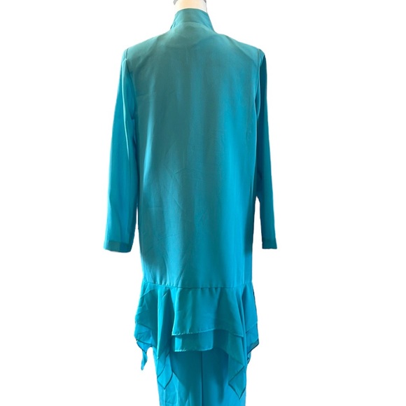 NWT Tally Taylor Paris Rome Fancy Sleeveless Sheath Dress Duster & Brooch Sz 6 - Picture 6 of 6